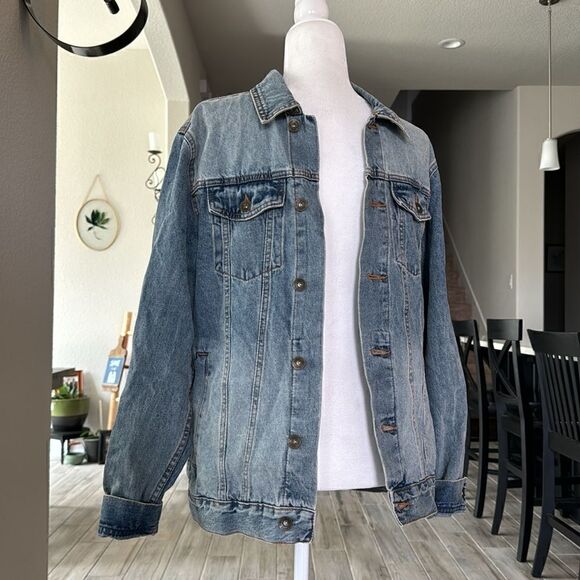 Cotton On Denim Seattle Tucker Jean Jacket S Cotton Vintage Inspired Lightweight - Picture 4 of 13